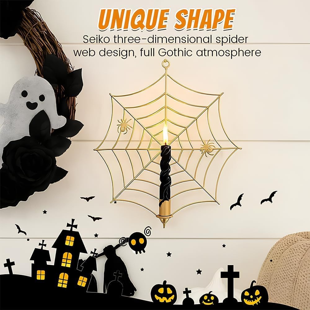 🔥On Sale🔥Spider Web Candles Holder
