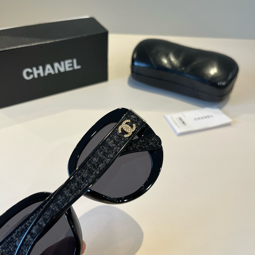 Chanel round frame sunglasses