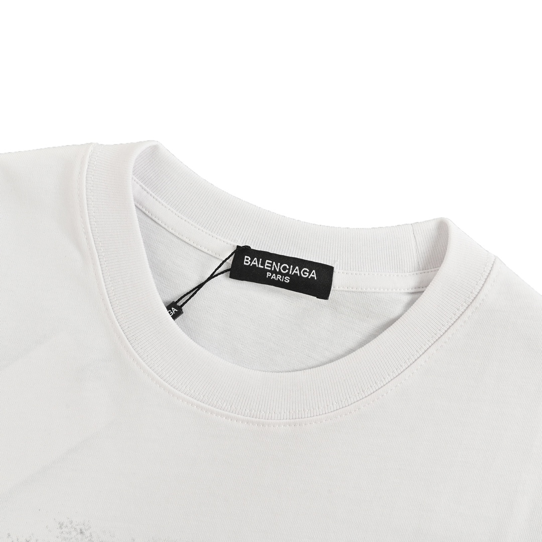 Balenciaga 24ss Custard Apple Fruit Print Short Sleeve