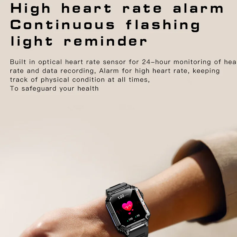 2024 New Men's smartwatch Bluetooth Headset HD Bluetooth Call Business Outdoor Sports IP68 Waterproof watch for Android iOS