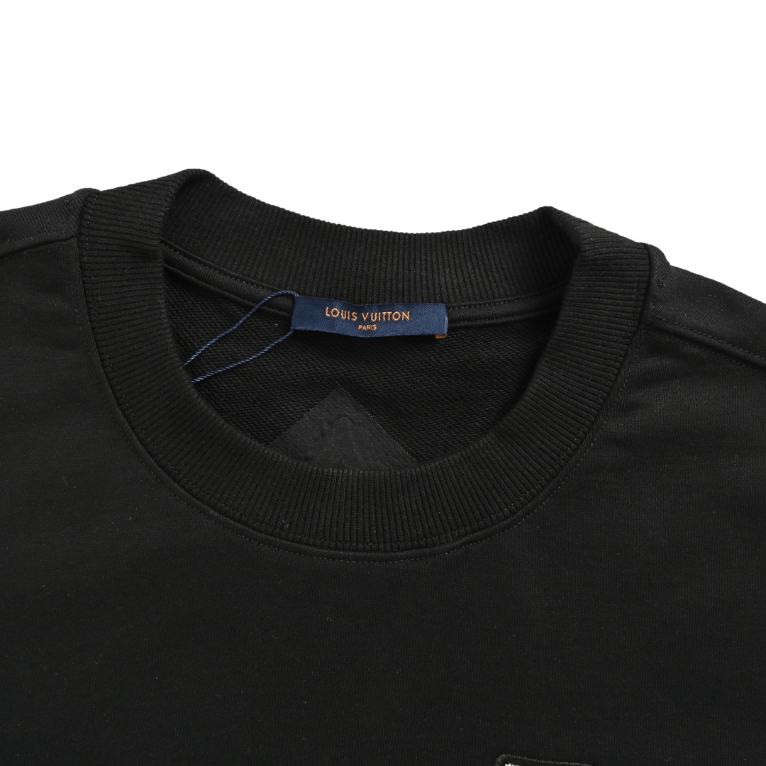 Louis Vuitton 24Fw ski logo embroidered crewneck sweatshirt