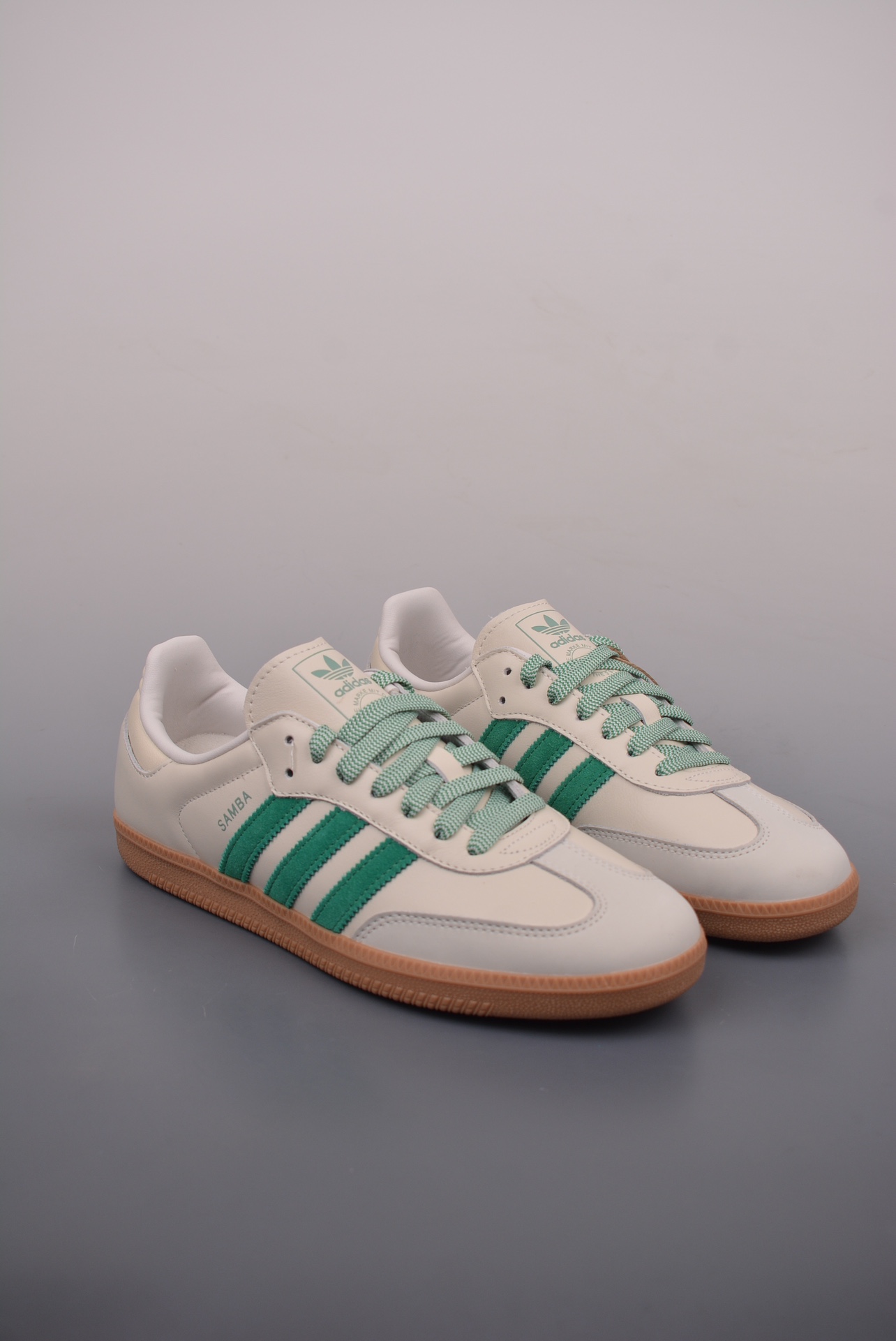 Adidas Originals Samba OG Off White Court Green JI3906