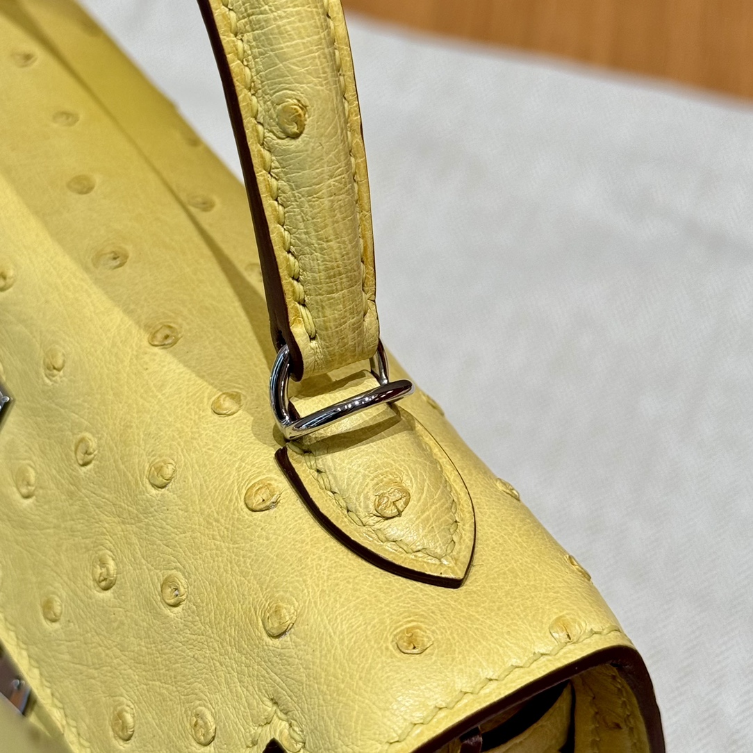 Hermes mini kelly2 9RLime handbag (handmade to order)