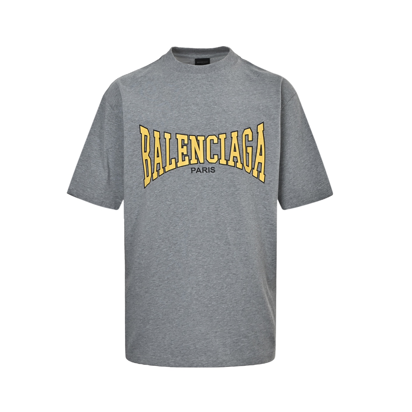Balenciaga 24ss cracked Paris letters printed short sleeves