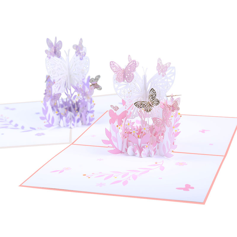 (🔥Last Day 50% OFF) -3D Butterfly Greeting Cards-BUY 3 GET 1 FREE & FREE SHIPPING