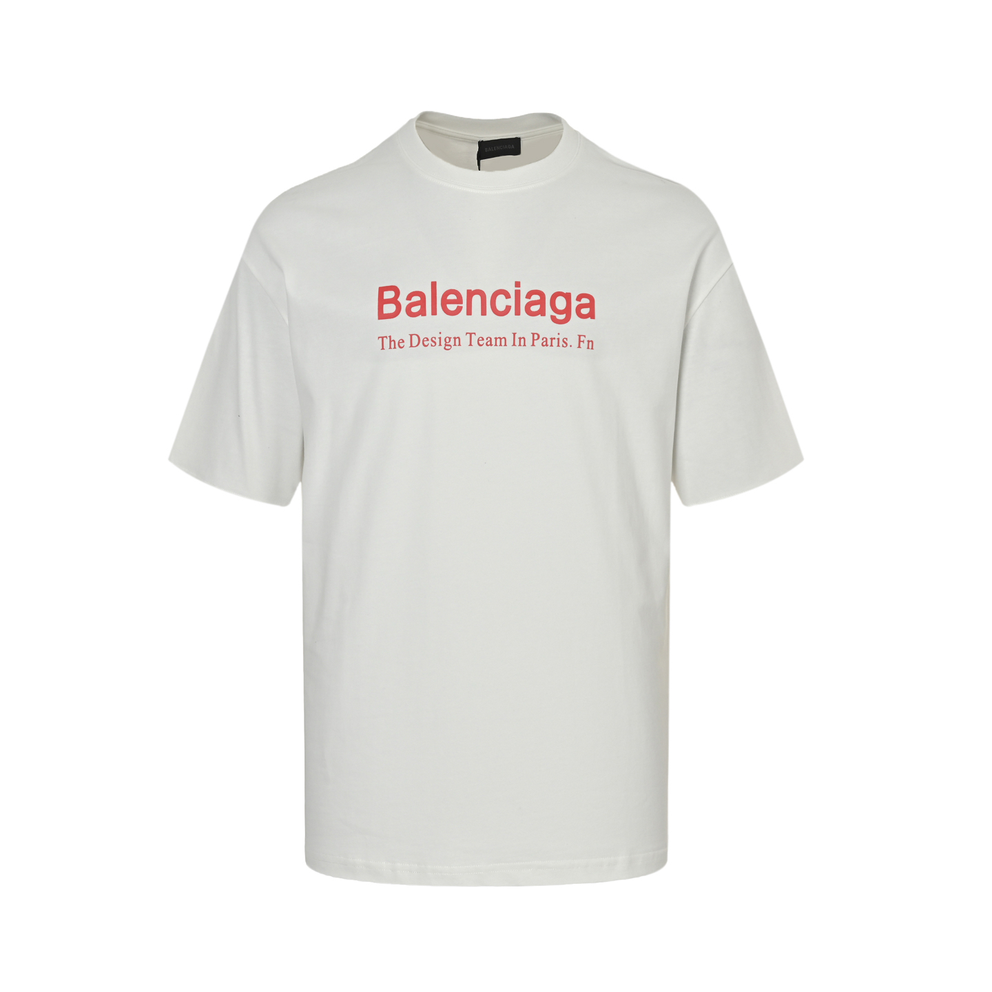 Balenciaga Fashion Newspaper Print Thickened Short Sleeves