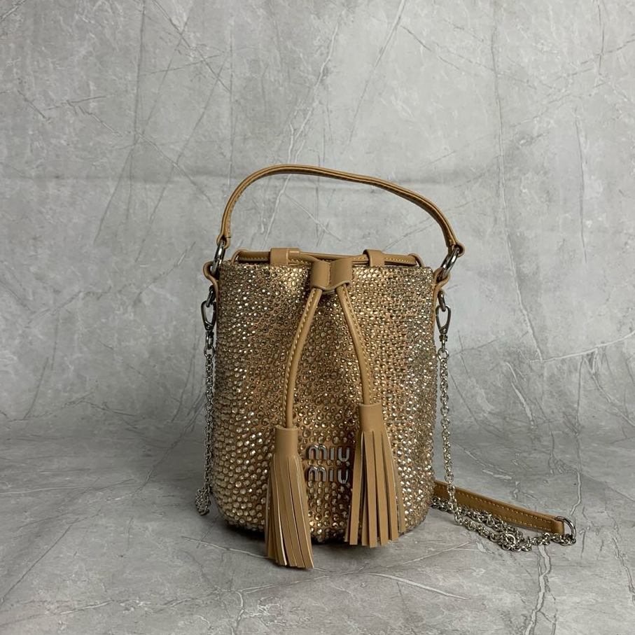 Miu Miu Diamond Bucket Bag 5BE090