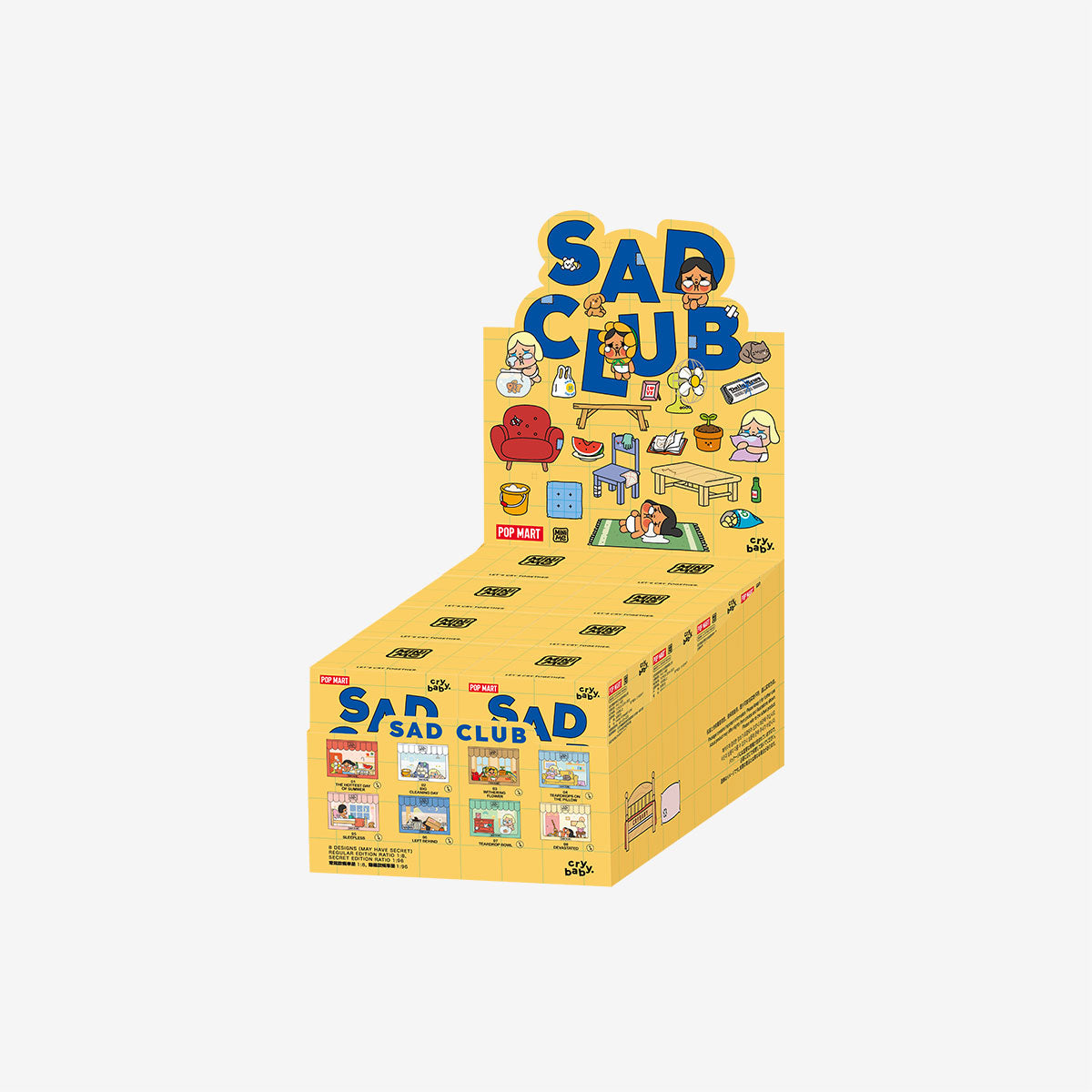 POP MART CRYBABY Sad Club Series Scene Sets [1 Blind Box]