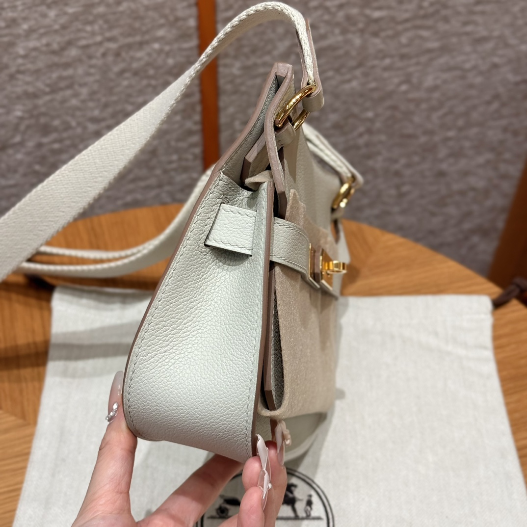 Hermès Jypsiere mini 8L Beton bag (handmade to order)