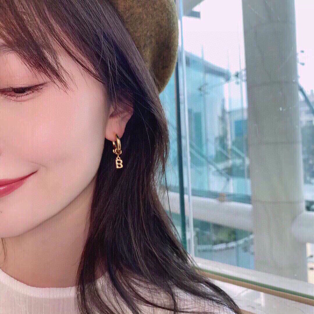 Balenciaga hoop earrings