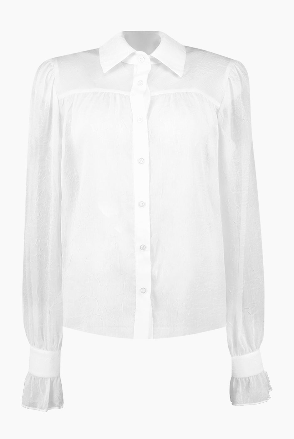 Blusa recta con puño