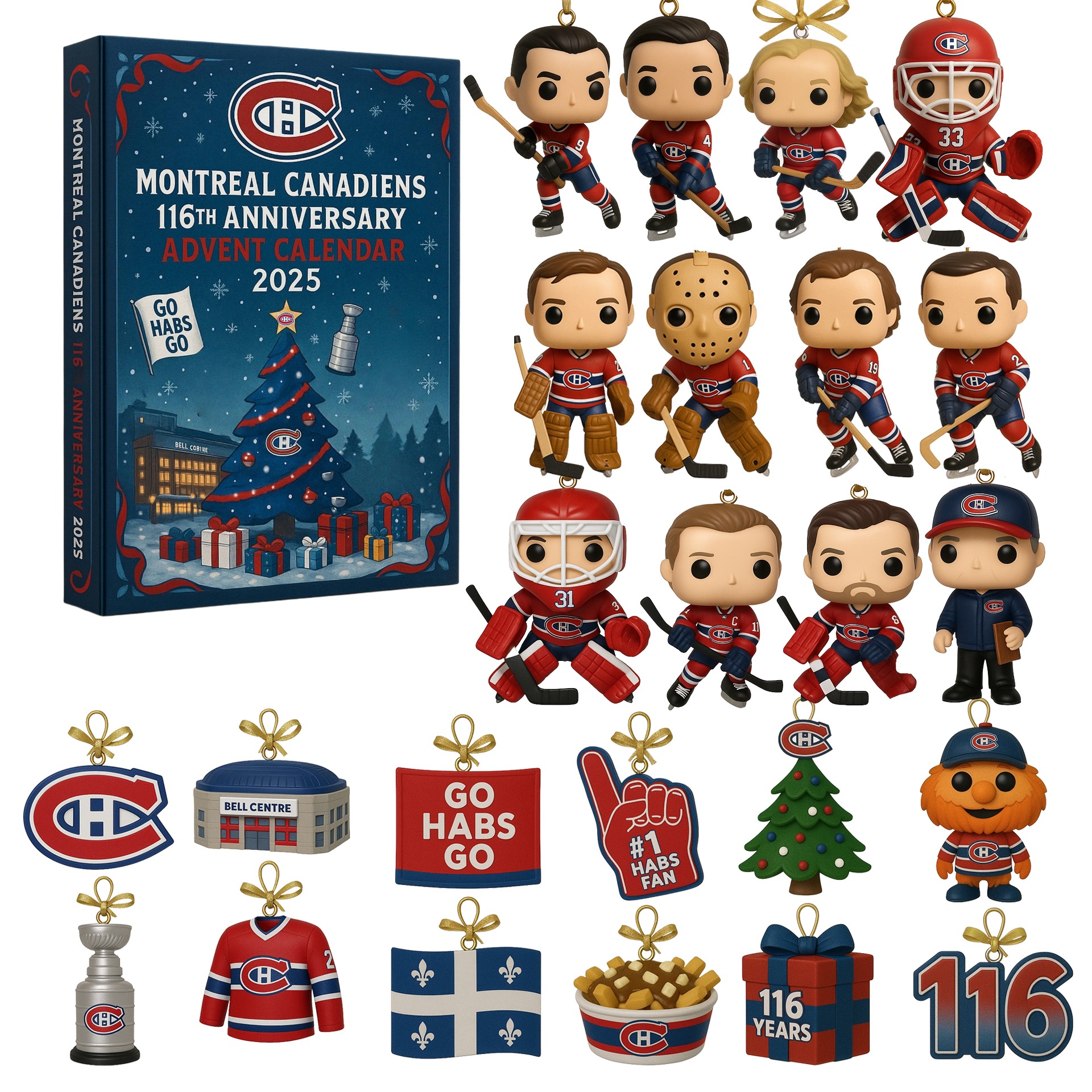 Montreal Canadiens 116th Anniversary Advent Calendar 2025