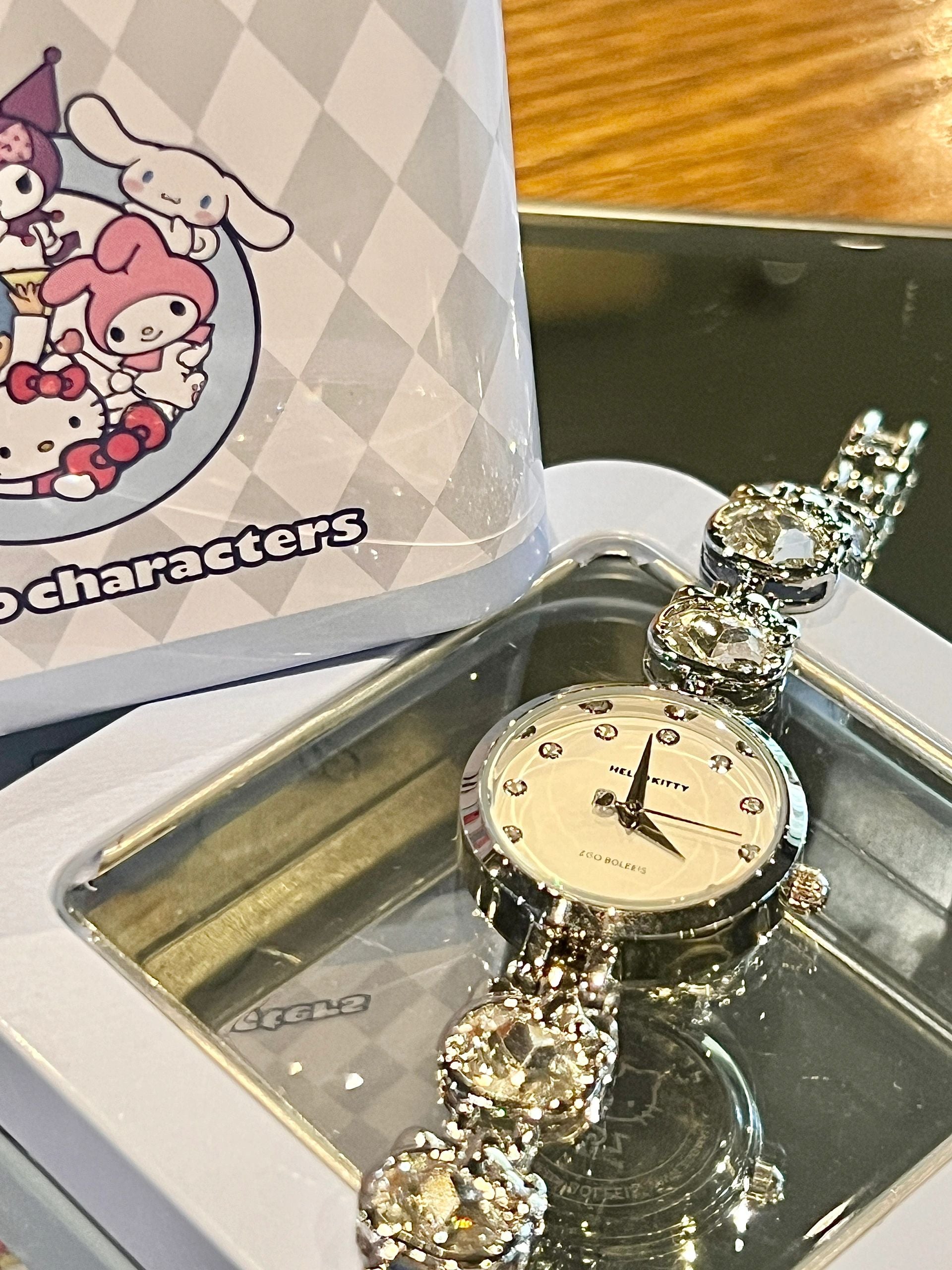 Hellokitty Clastyle Bracelet Watch Rhinestone Women Watch Gift for Her (25mm)