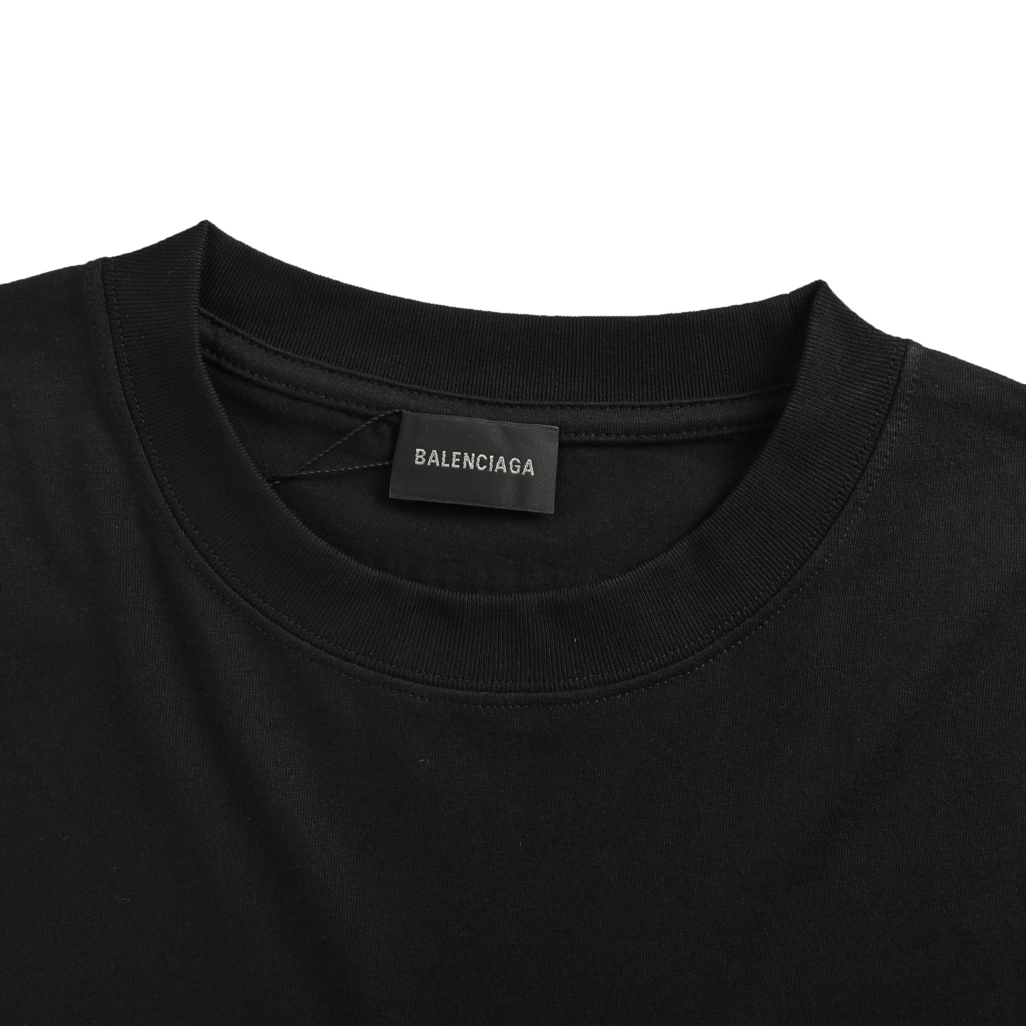 Balenciaga 25ss letter print short sleeve