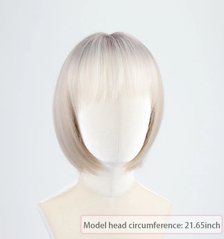 Straight Bob Wig With Bangs Pro