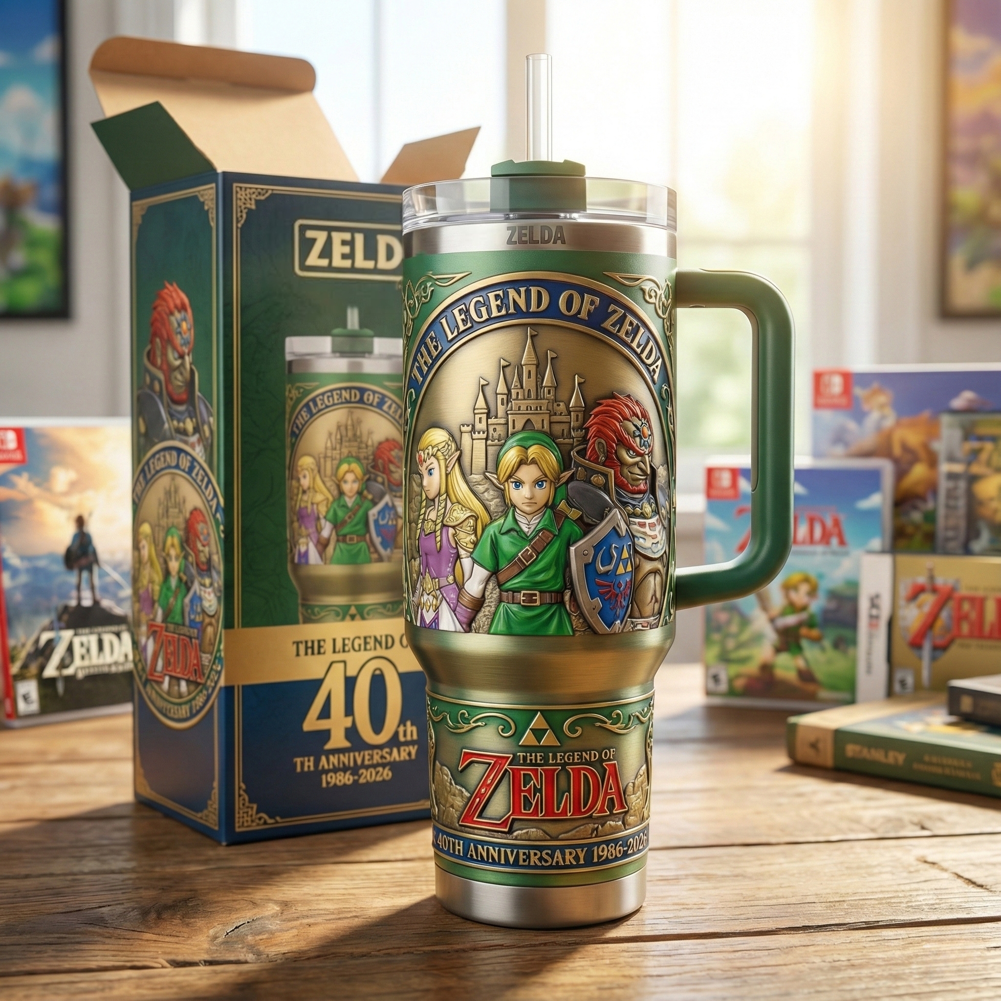 The Legend of Zelda 40th Anniversary Limited EditionTumbler