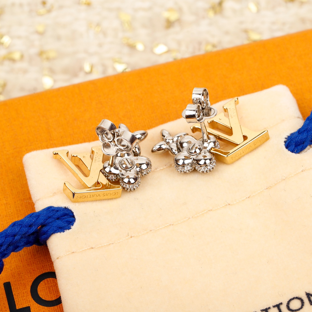 Louis Vuitton Mascot Diamond Earrings