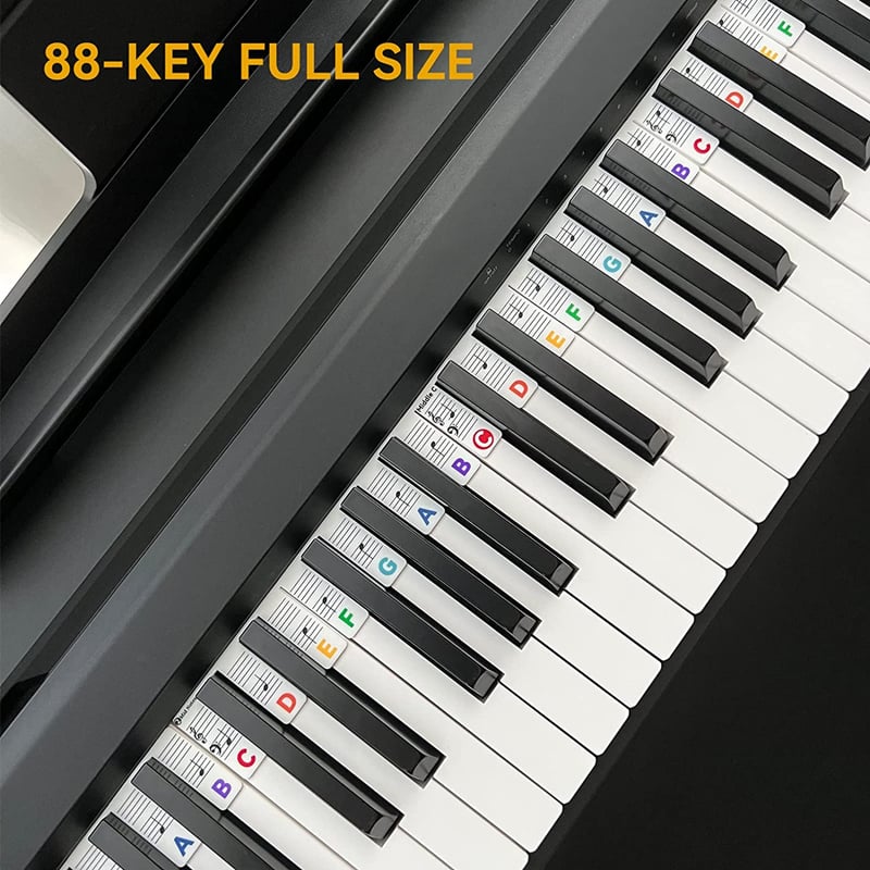 🎄CHRISTMAS HOT SALE-50% OFF-Removable Piano Keyboard Note Labels-BUY 2 GET 10% OFF NOW