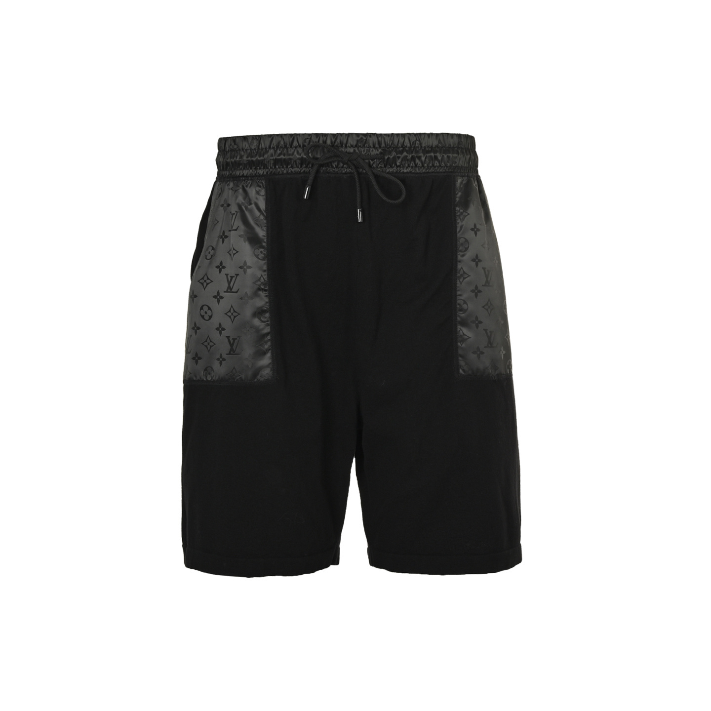 Louis Vuitton 25Fw knitted jacquard and nylon inset drawstring shorts