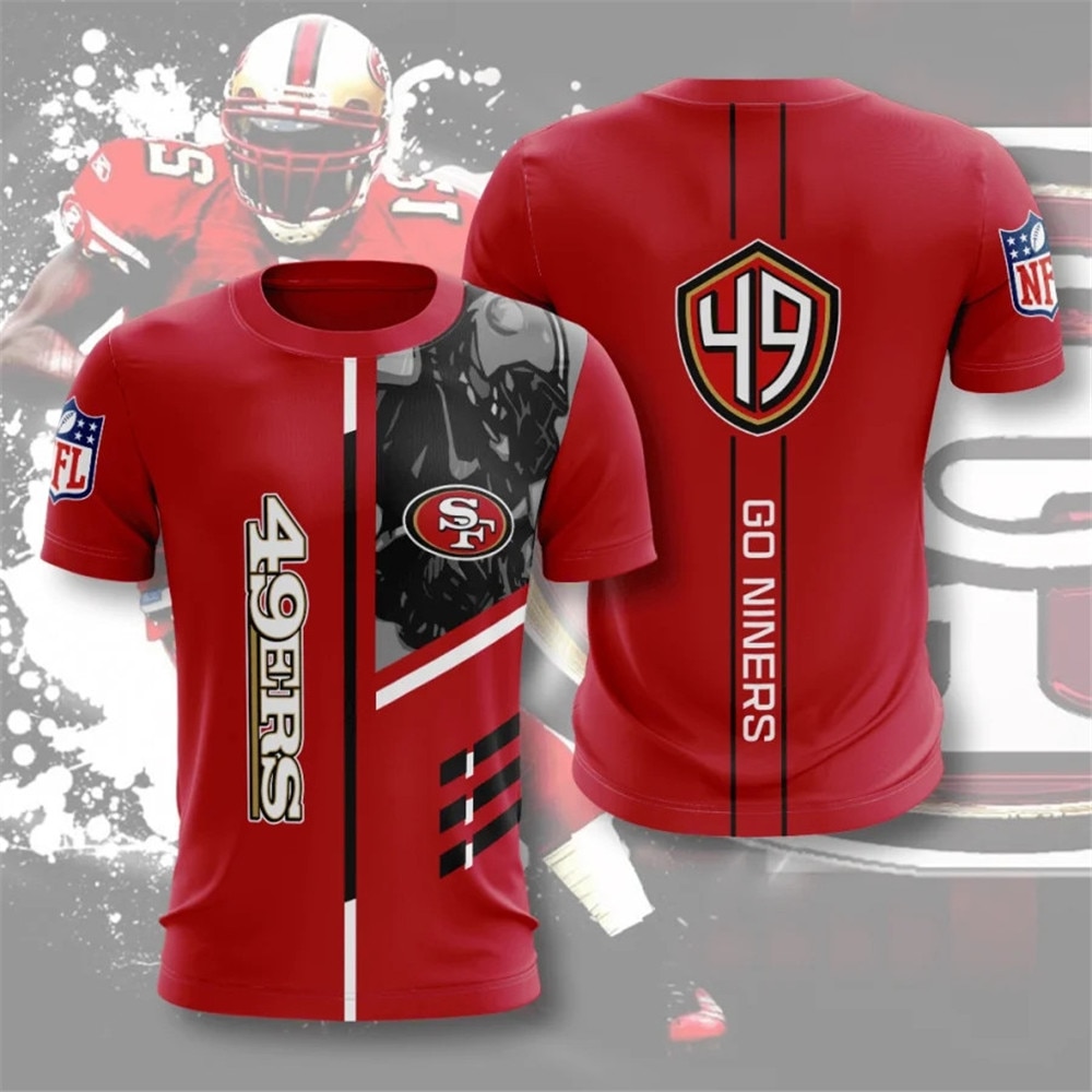 SAN FRANCISCO 49ERS 3D HOODIE SSFF49010