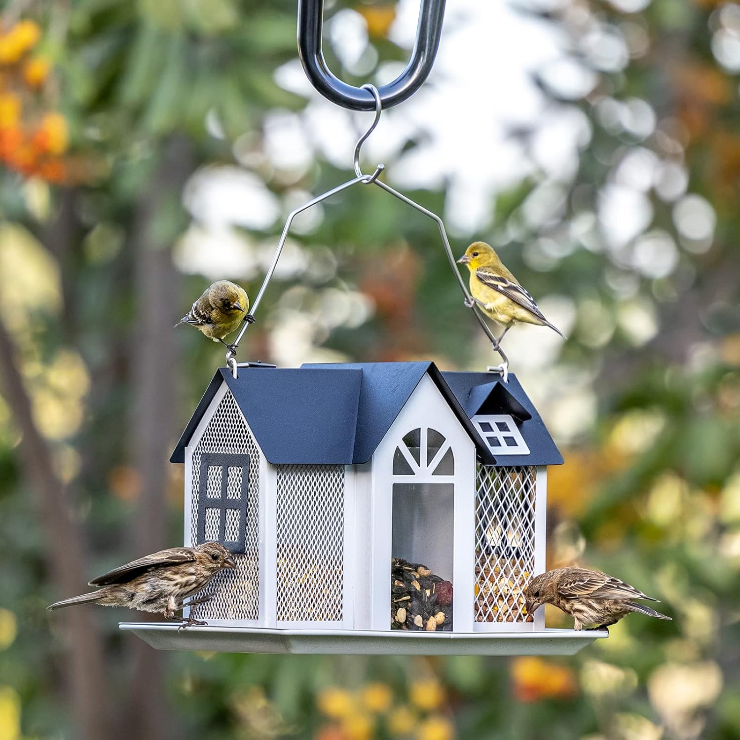💖2024 Bird Feeder House for Outside Metal Mesh Wild Bird Feeder--Free Shipping Today!