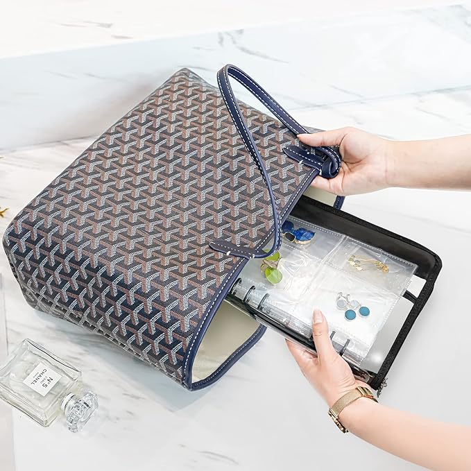 🔥Last Day Promotion-SAVE 50% OFF🔥Transparent Jewelry Storage Book With 60 Portable Anti Tarnish Jewelry Bags