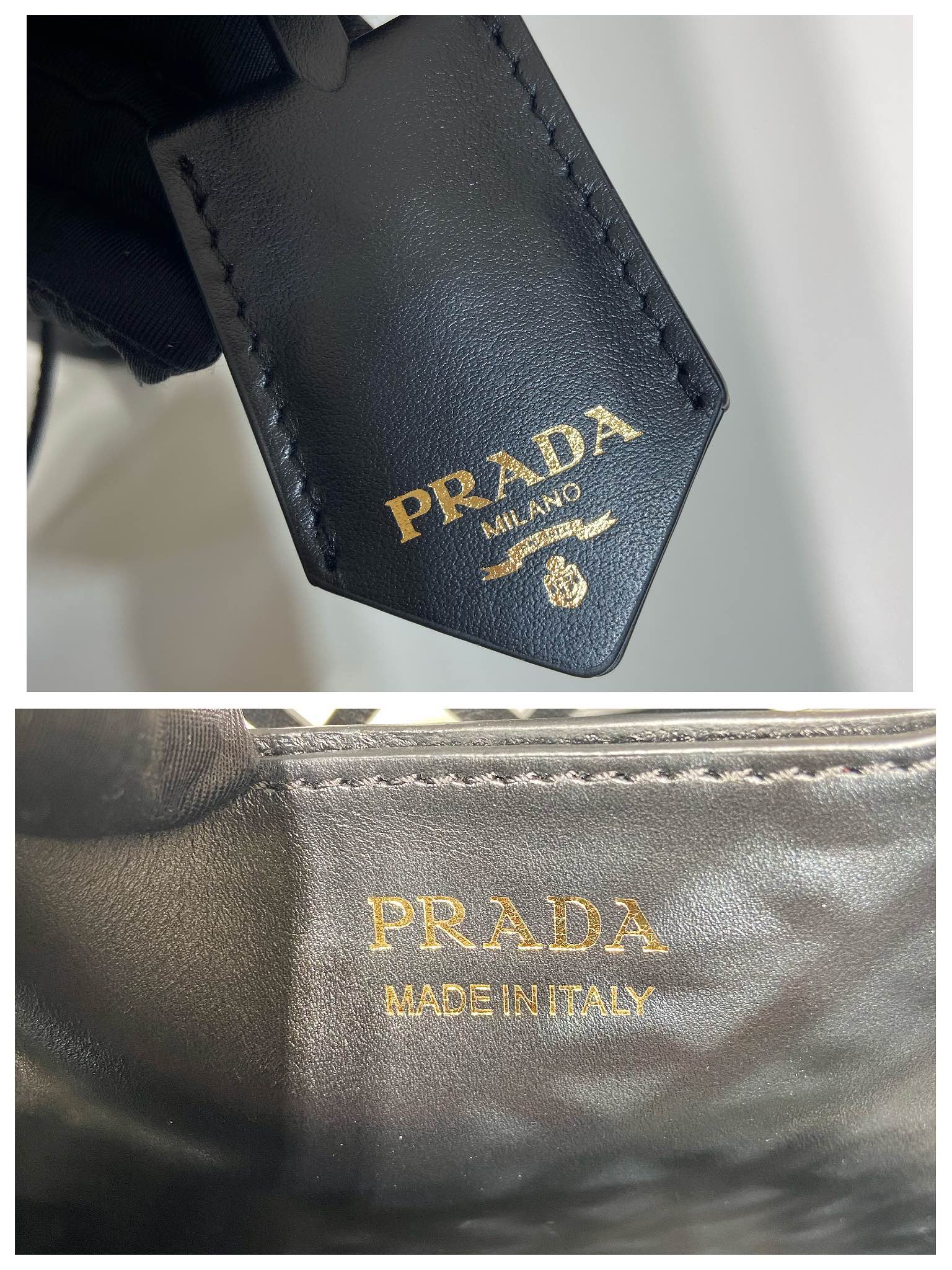 Prada hollow bucket bag 1BA217