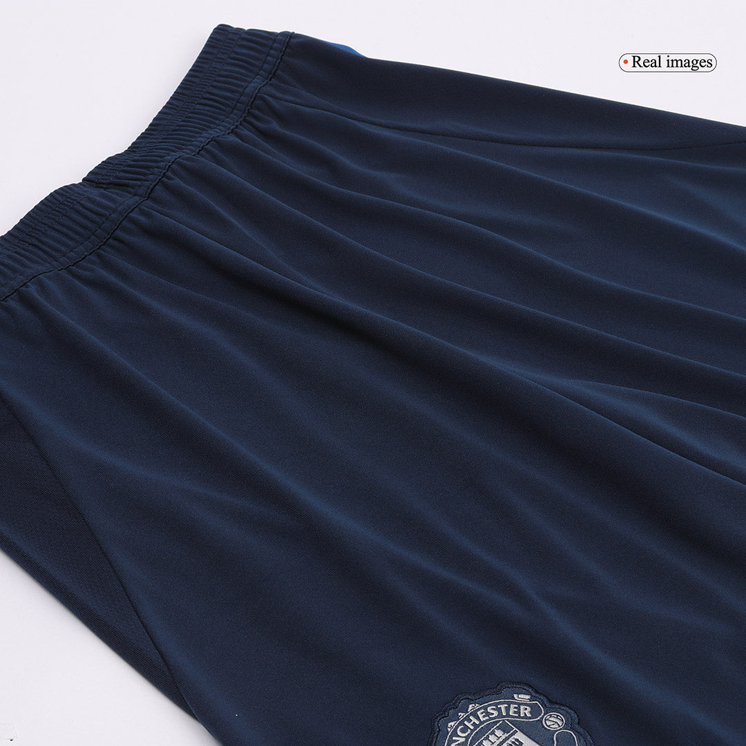 Manchester United men's away football jersey kit (shirt+shorts) 2024/25