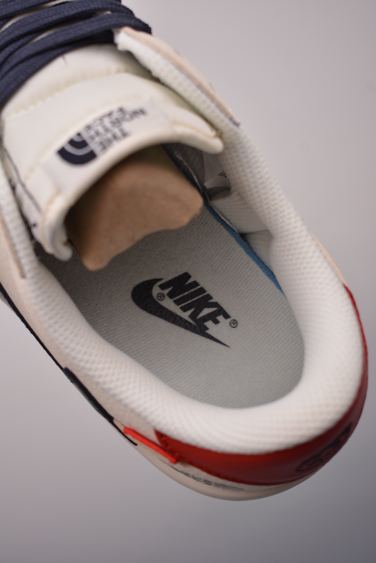 The North Face x Travis Scott x Nike Air Jordan 1 Low OG SP Beige Blue Red DIY1688-003