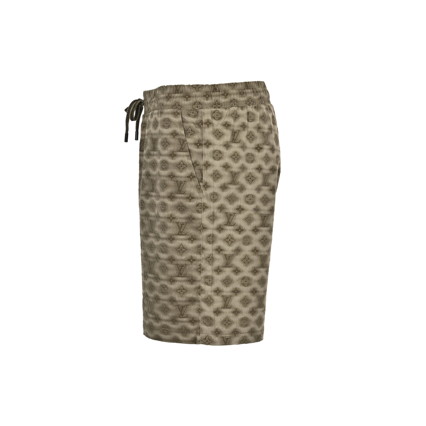 Louis Vuitton 25ss all over blurry lettering print shorts