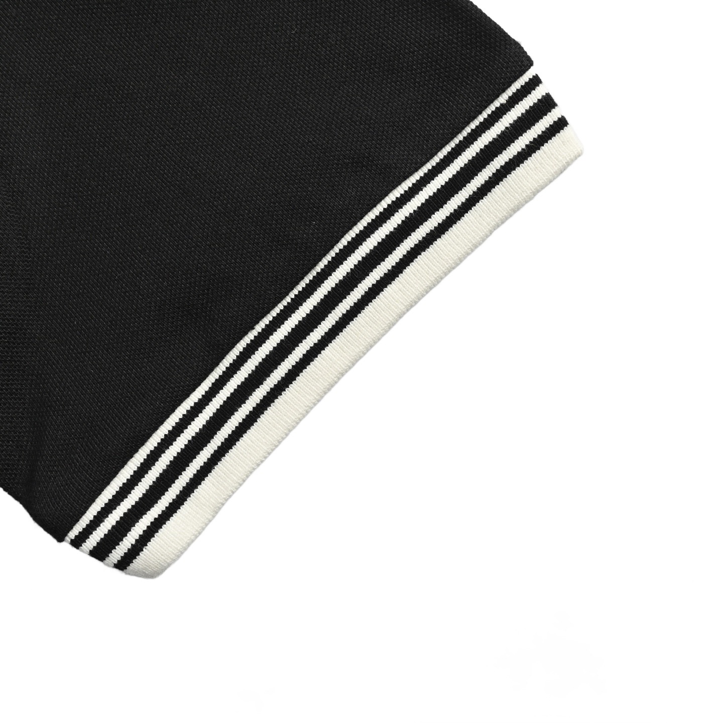 Moncler 25ss embroidered logo polo short sleeve