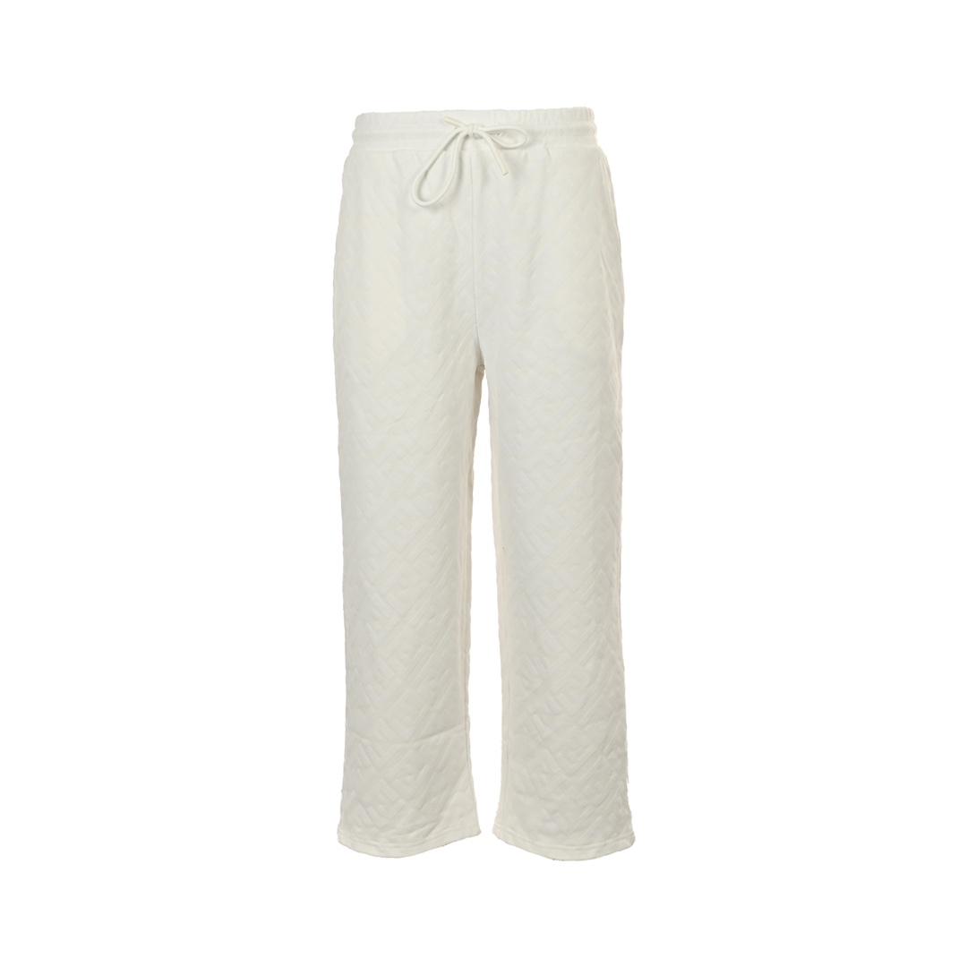 Fendi 24Fw FF flocked all-over print trousers