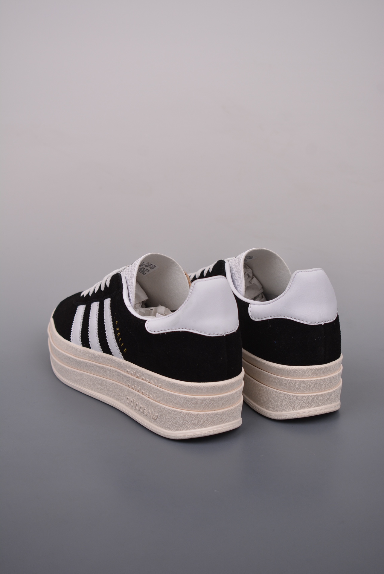 Adidas Originals Gazelle Bold W Black and White HQ6912