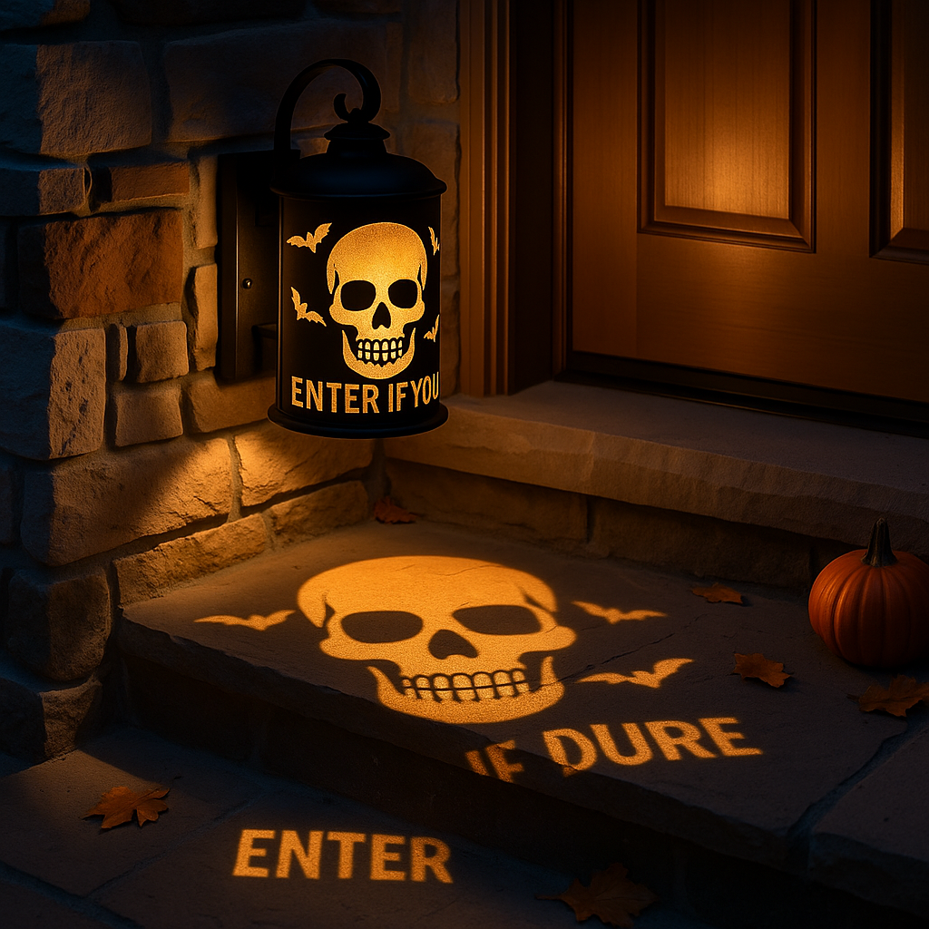 Halloween Projection Wall Light 🕸️