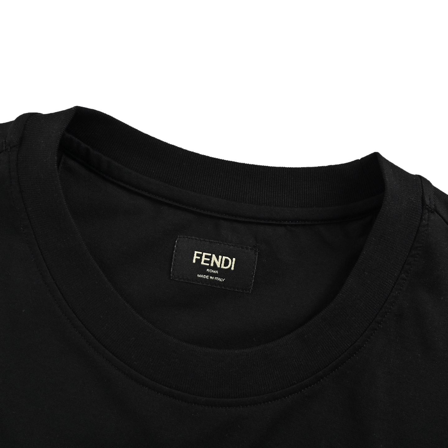 Fendi 25ss gold-stamped logo printed short sleeves
