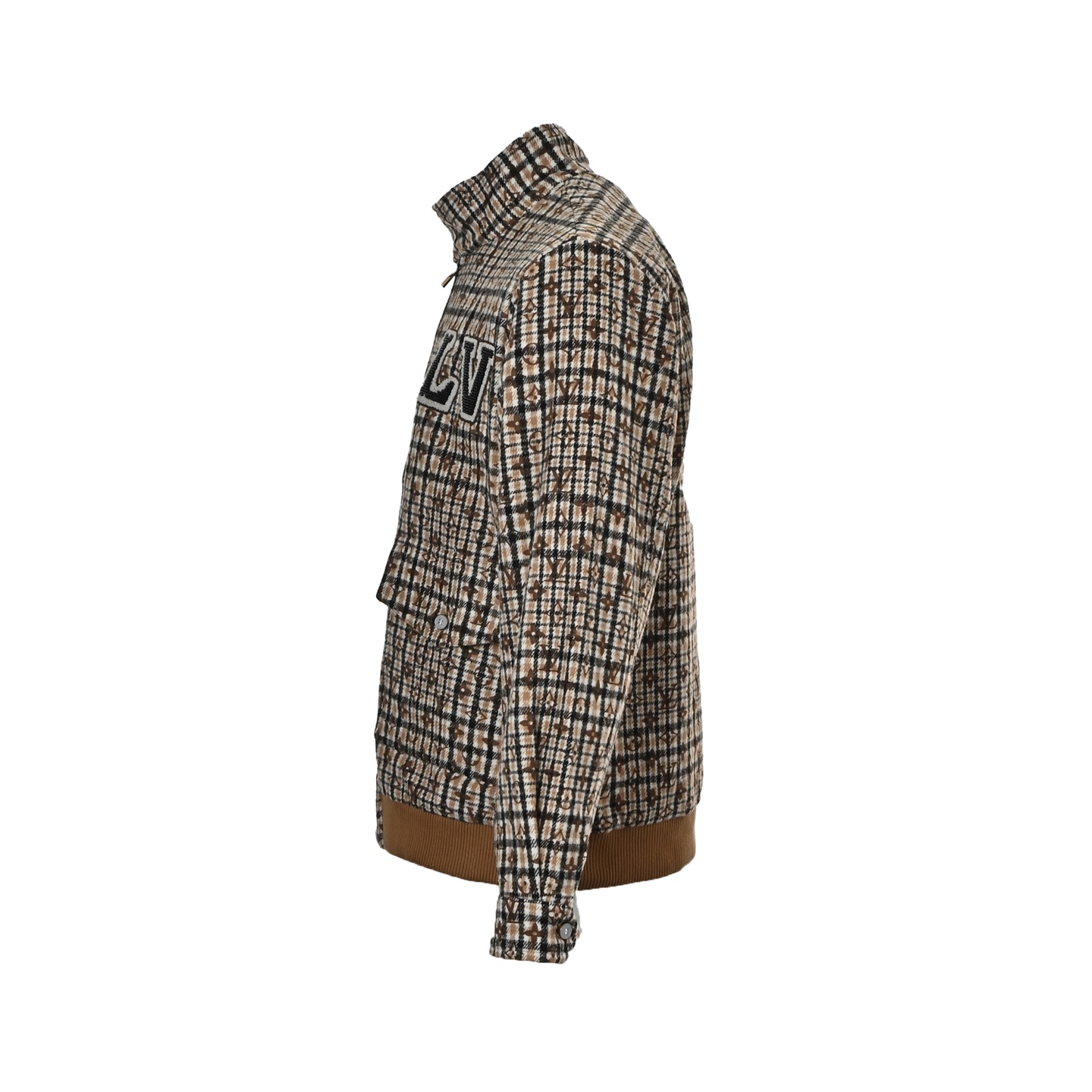 Louis Vuitton 24Fw beaded logo embroidered jacket
