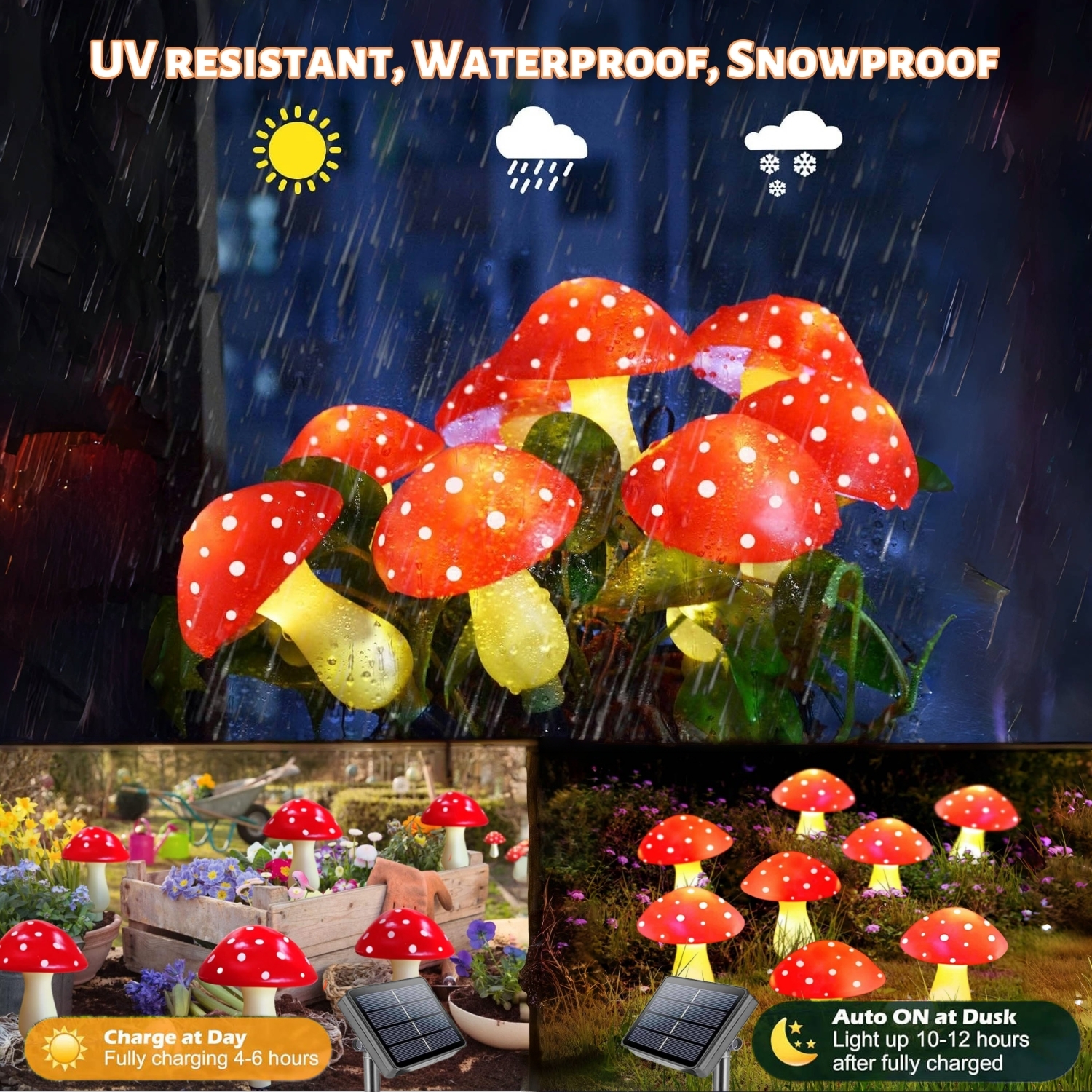 🏆Flash Sale⚡Mushroom Solar Lights