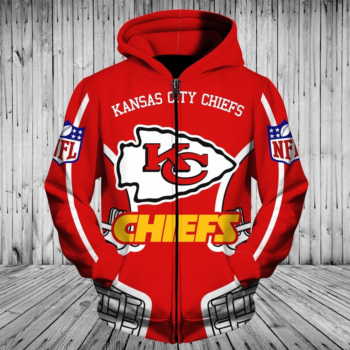 CHIEFS HOODIE 3D