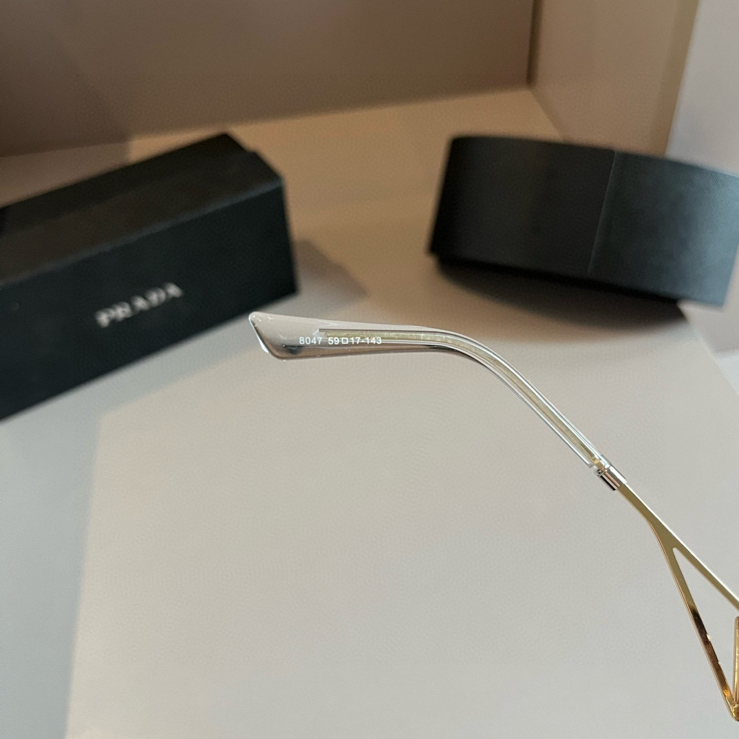Prada round frame sunglasses