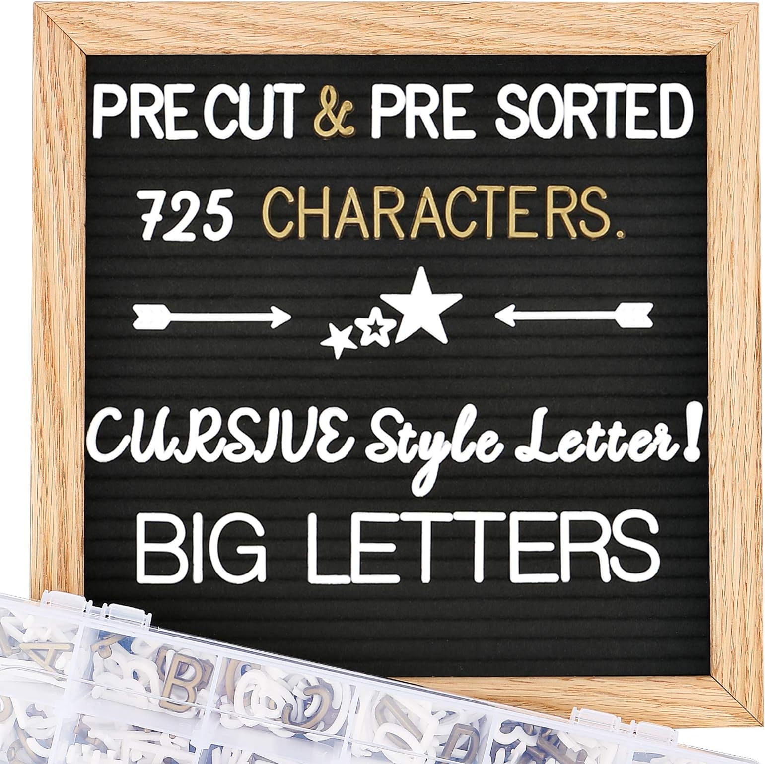Changeable Felt Letter Board with Letters