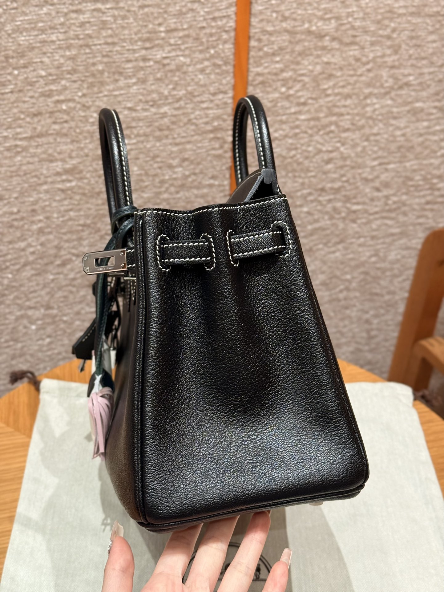 Hermes Birkin 89noir handbag (handmade to order)