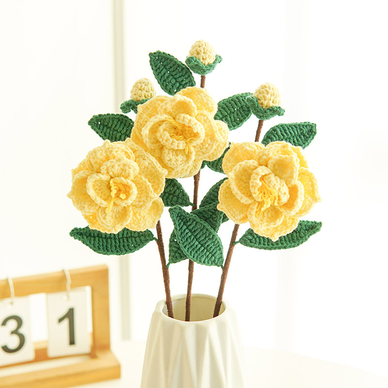 🔥Mother's Day Sale-[SAVE 50% OFF]--Handmade Knitted Rose-Never Fade