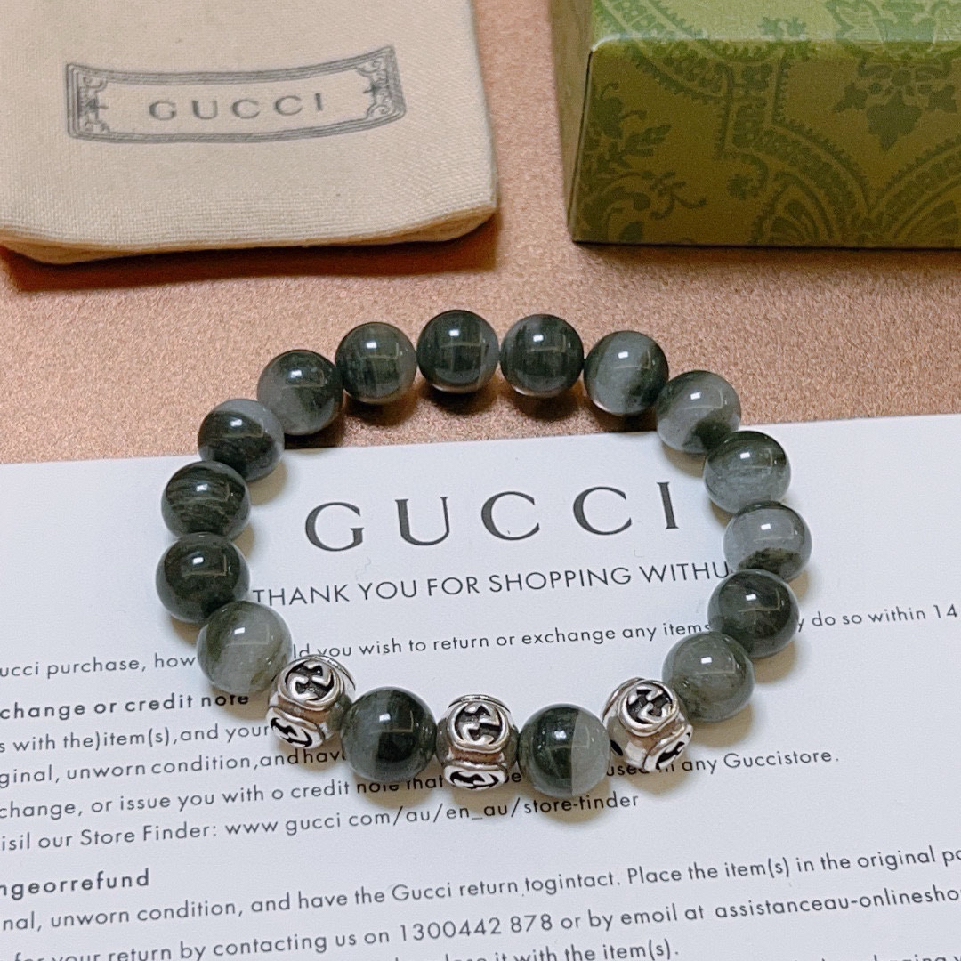 Gucci Ghost Stone Crystal Bracelet