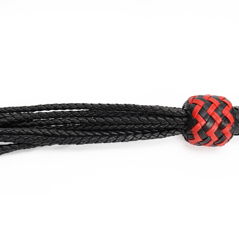 Maid Cosplay Leather Rose Whip