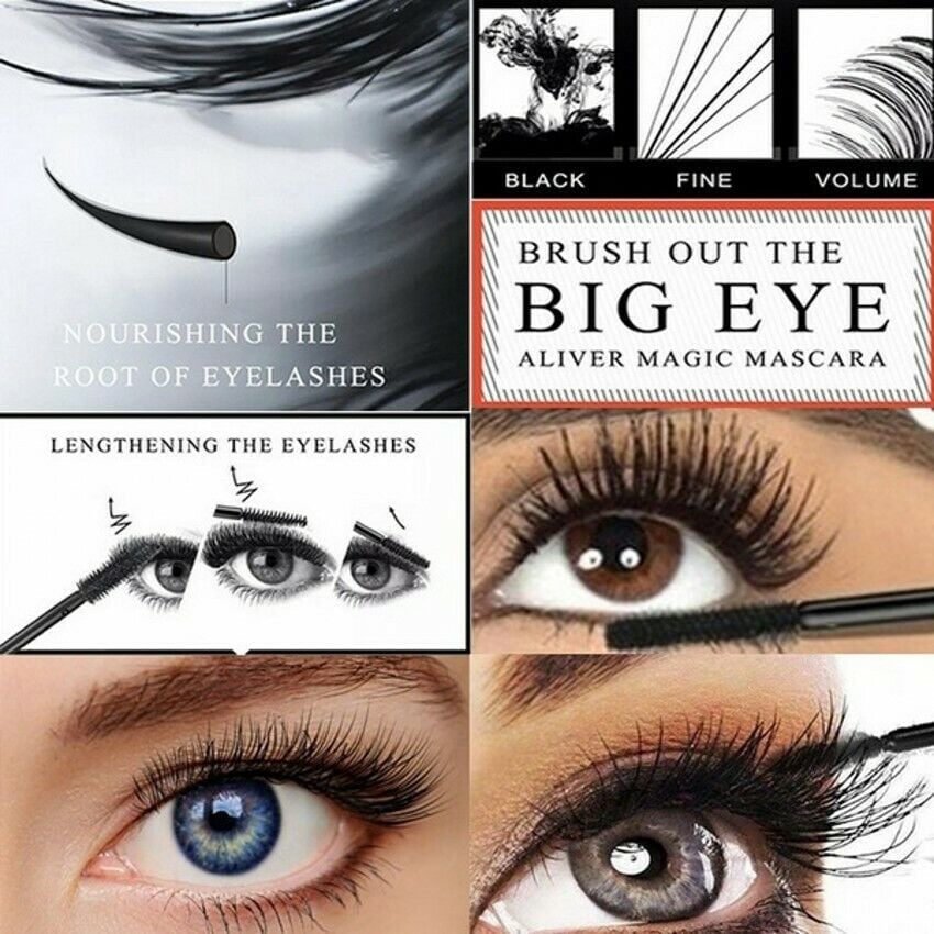 4D wasserfeste Seidenfaser-Mascara mit dicker Verlängerung