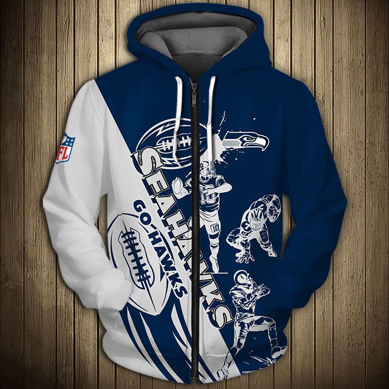 SEATTLE SEAHAWKS 3D HOODIE SSSS002