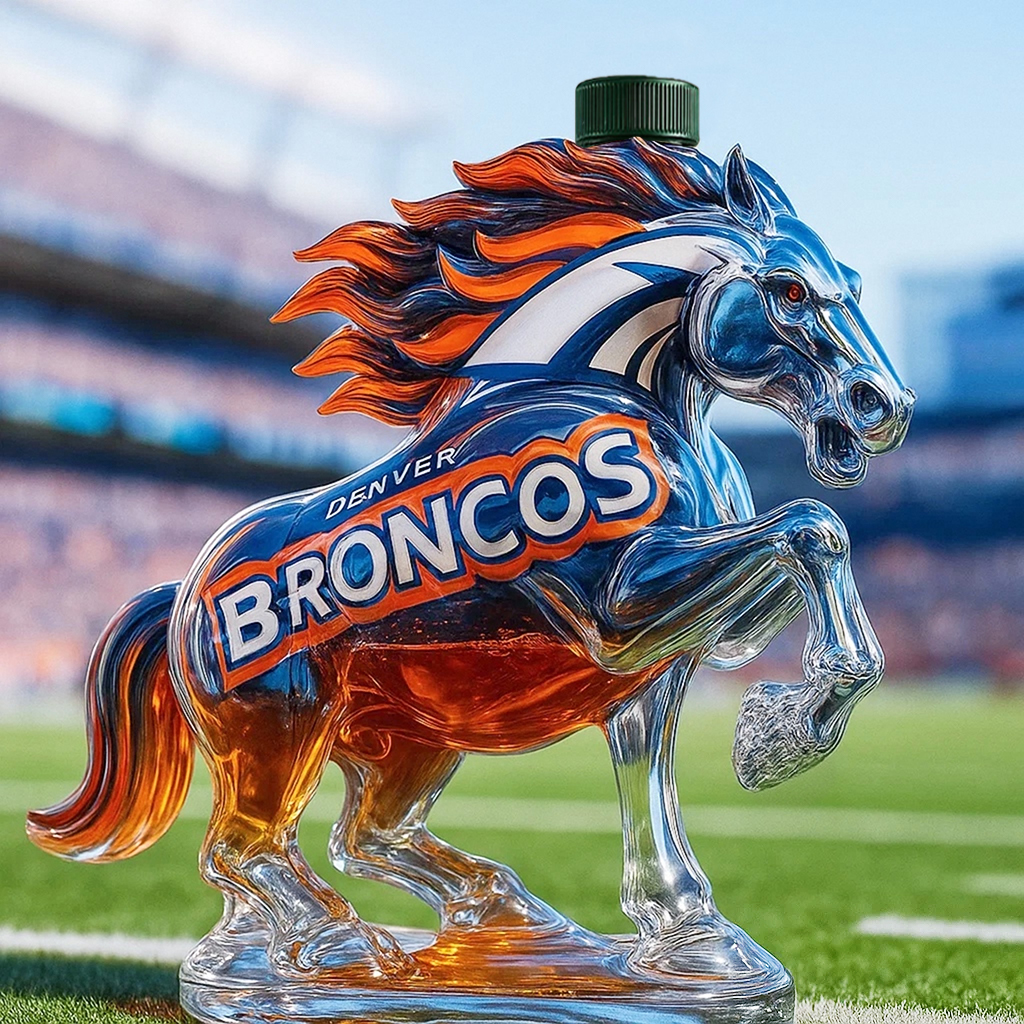 Denver Broncos Limited Edition Whisky Bottle