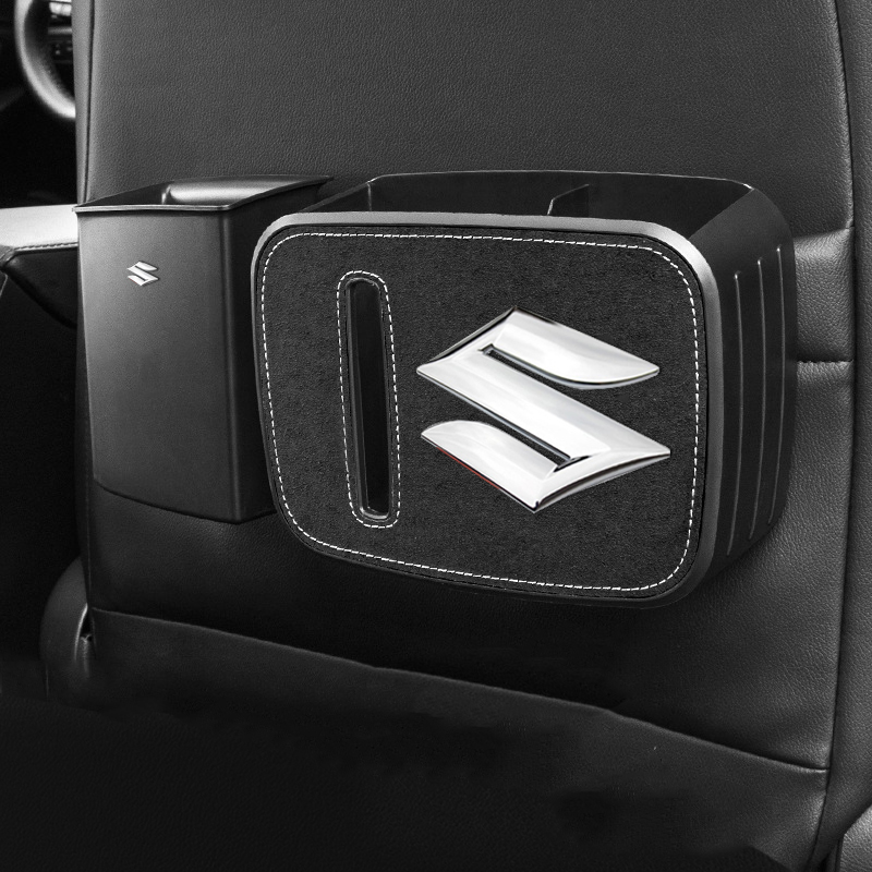 Car Multi-Compartment Garbage Storage Box
