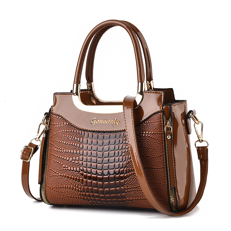 👜👜Women's crocodile print crossbody handbag