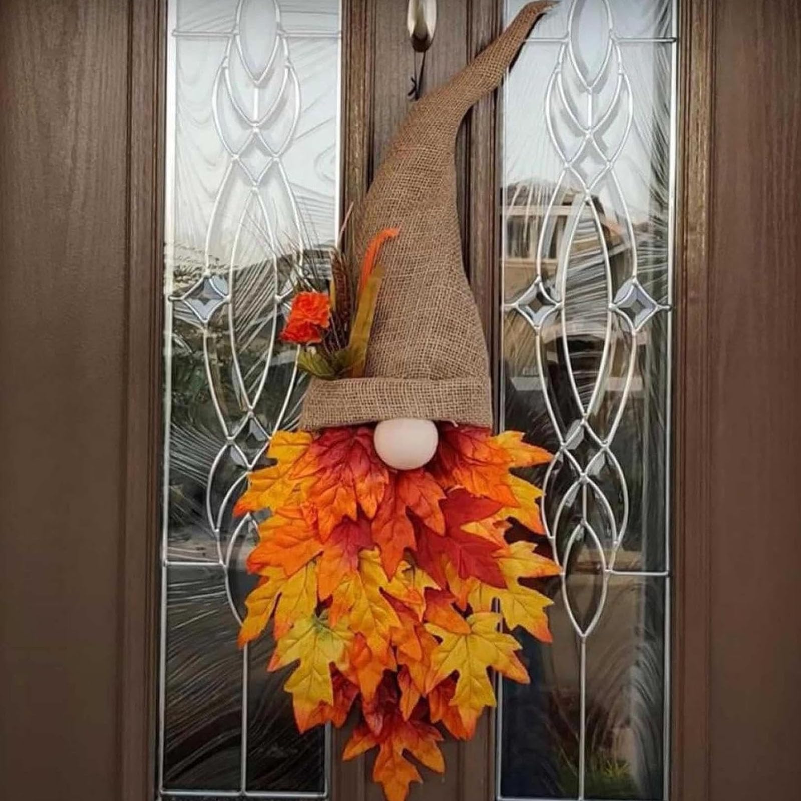🔥Super Sale - 49% OFF🍁🎃 Fall Maple Gnome Door Hanger